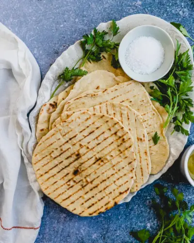 Receita fácil de pão achatado