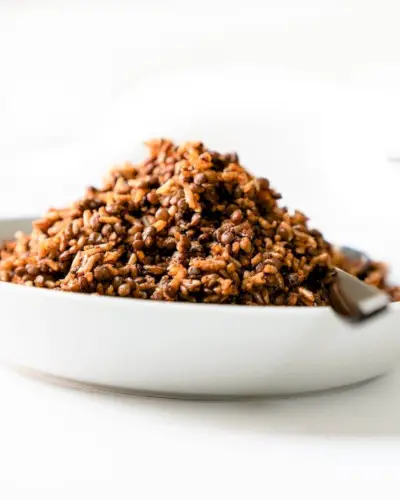 Lentejas y arroz instantáneos ahumados (olla a presión) | Yumpulso