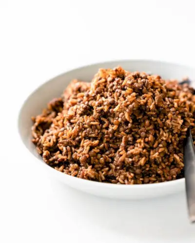 Lentejas y arroz instantáneos ahumados (olla a presión) | Yumpulso