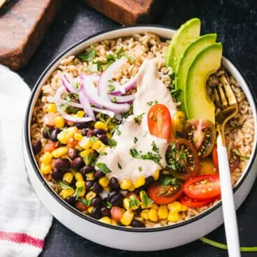 Receita de tigela de burrito