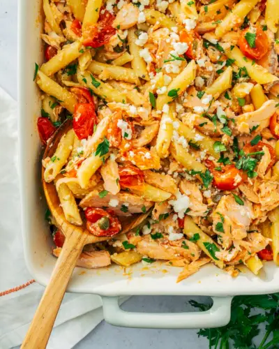 Recept na cestoviny s lososom