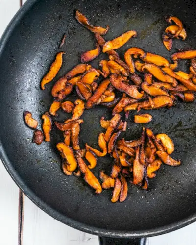 Bacon shiitake