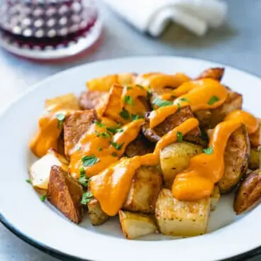 Rezept für vegane Patatas Bravas | Vegane Tapas