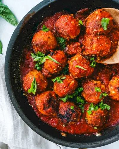 Receita de almôndegas veganas