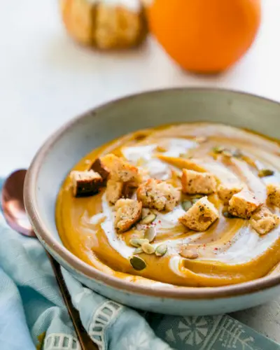 Sopa de abóbora fácil