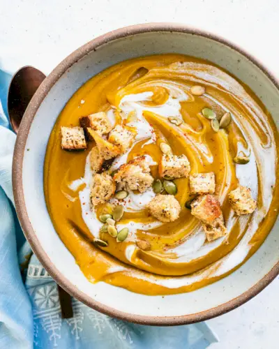 Sopa de abóbora fácil