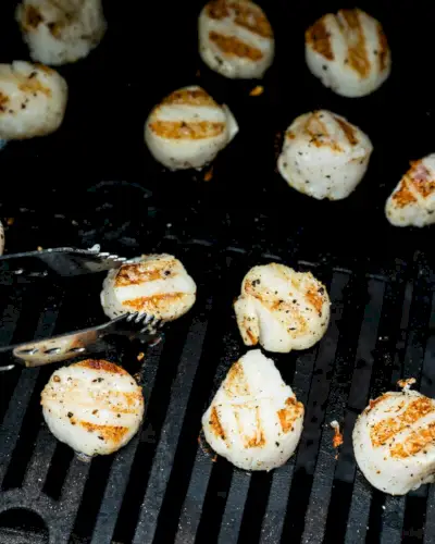 Coquilles Saint-Jacques grillées
