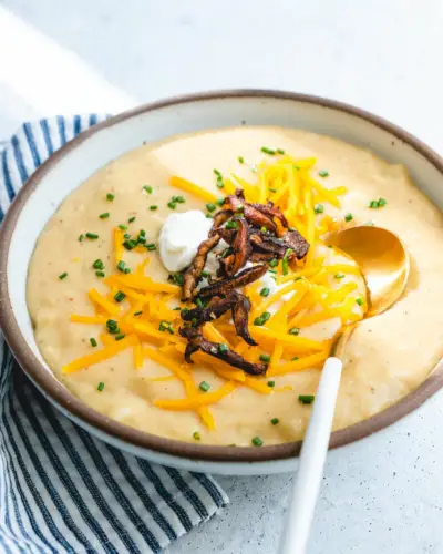 Sopa de batata assada fácil