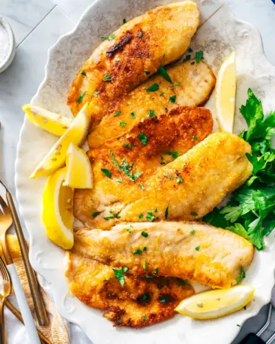 Vyprážaná tilapia