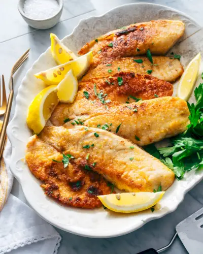 Tilapia vyprážaná na panvici