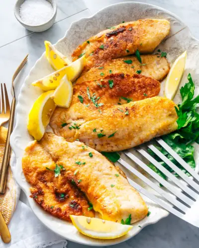 Vyprážaná tilapia