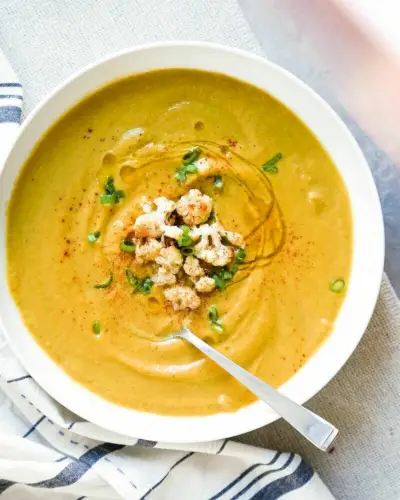 Marokkanisch gewürzte Blumenkohlsuppe | Yumpulse