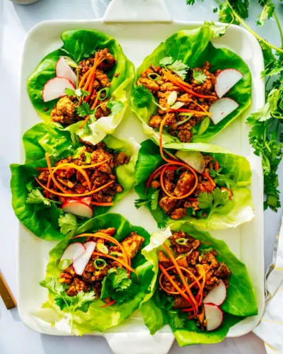 Wraps de alface