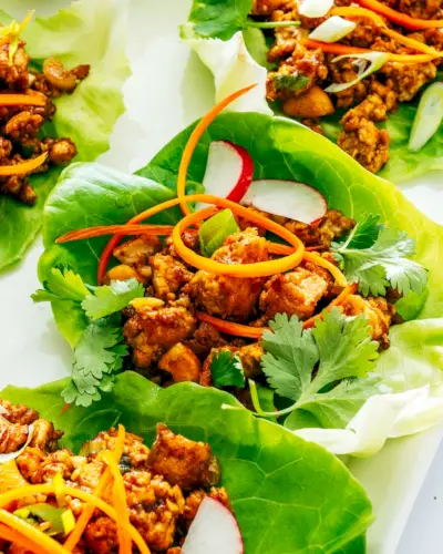 Wraps de alface