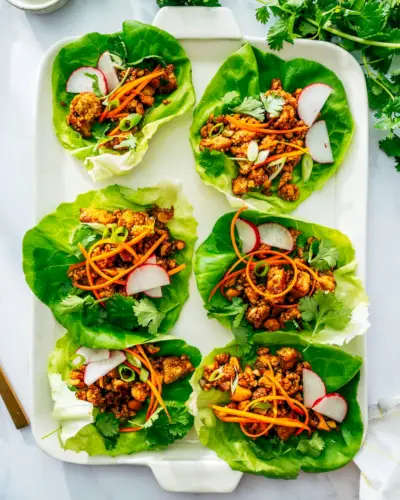 Wraps de alface