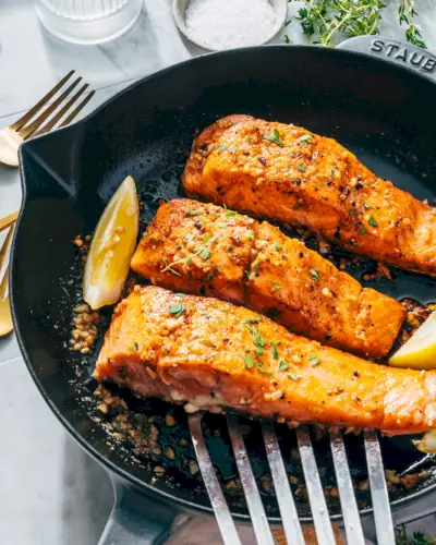 Gebratener Lachs