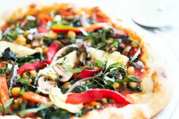 Pizza sem queijo