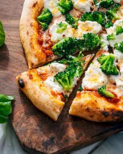 Pizza au brocoli