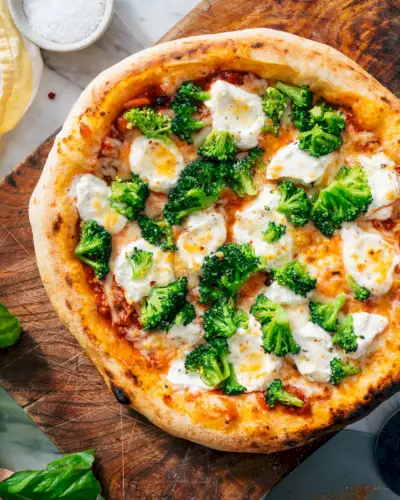 Pizza au brocoli