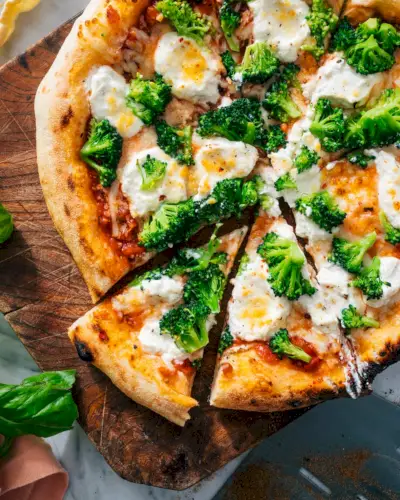 Pizza au brocoli
