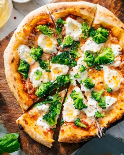 Pizza au brocoli