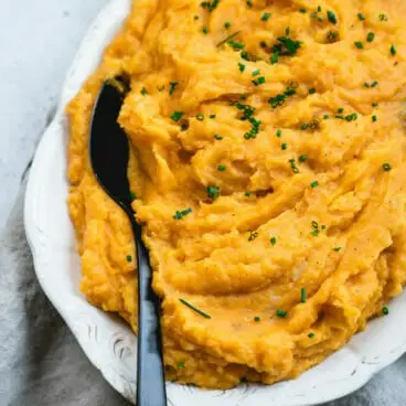 Purê de batata doce