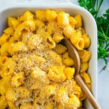Mac e formaggio con zucca butternut