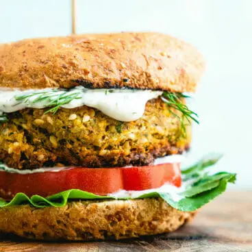 Burger aux falafels