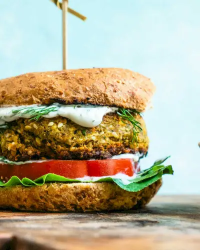 Burger aux falafels
