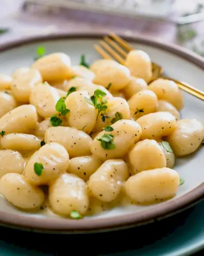 Sauce gnocchi crémeuse facile