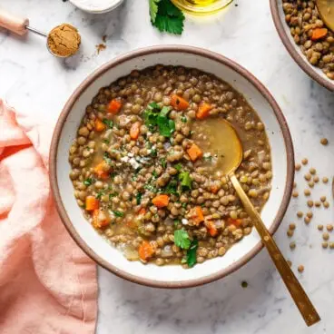 Sopa de lentilha
