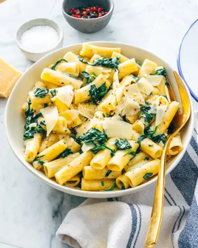 Rezept für Spinatnudeln