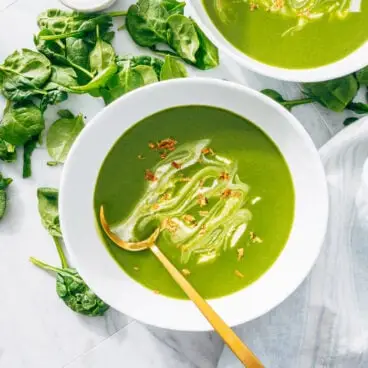Spinatsuppe