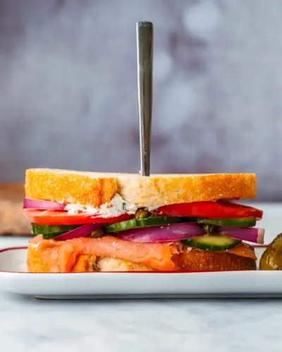 Sandwich Au Saumon Fumé