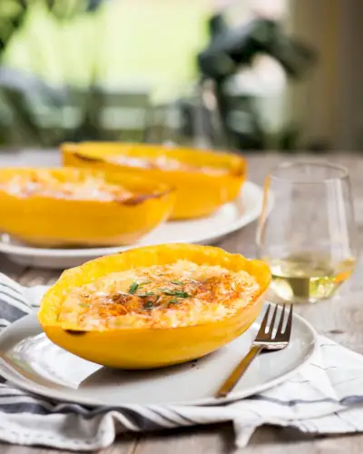 Spaghetti Squash Mac and Cheese | Yumpulse