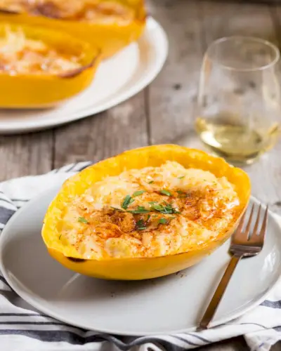 Spaghetti Squash Mac and Cheese | Yumpulse