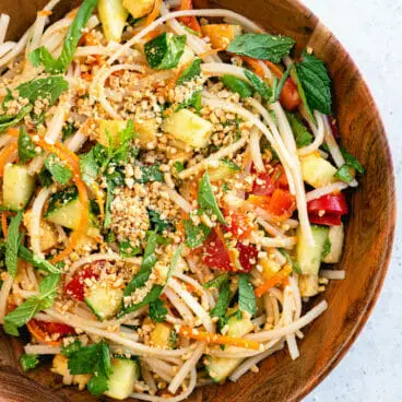 Ciotola di noodle per involtino primavera