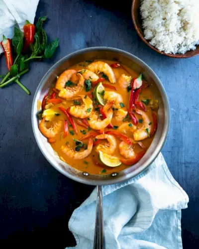Garnelen-Curry