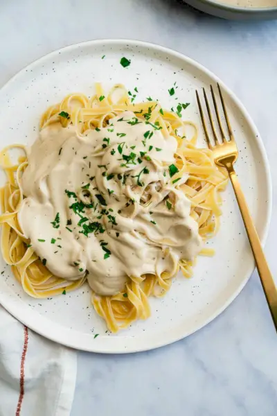 Vegane Fettuccine Alfredo