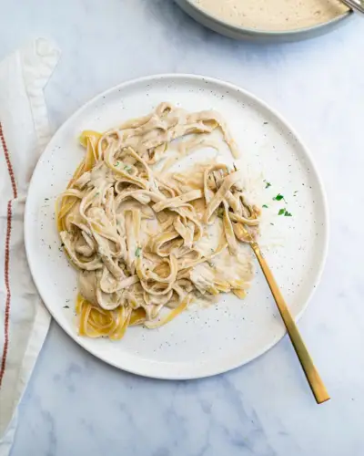 Vegane Fettuccine Alfredo
