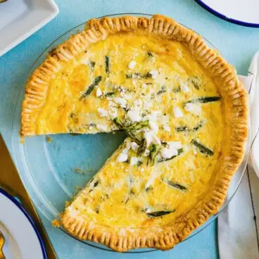 Špargľový quiche