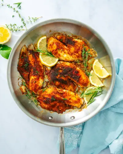 Recept na sčernenú tilapiu