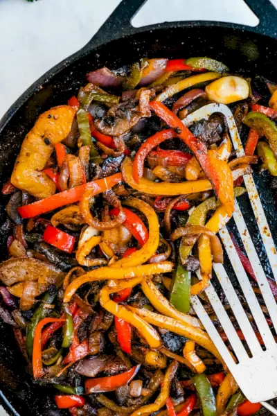 Fajitas vegetarianas