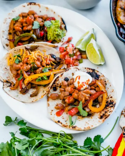 Fajitas vegetarianas