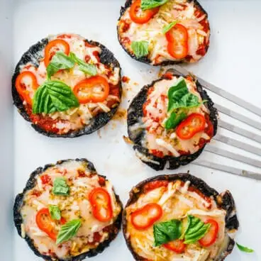 Pizza de Cogumelo Portobello