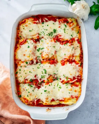 Receita de rolinhos de lasanha