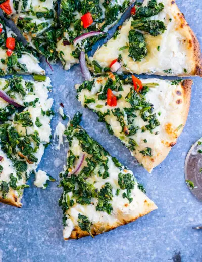 Spinatpizza