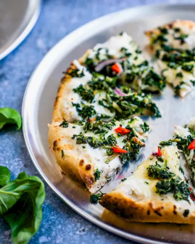 Spinatpizza
