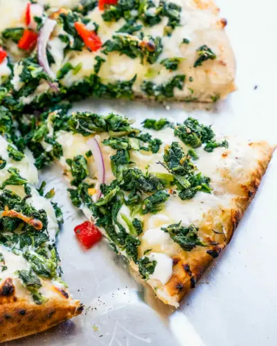 Spinatpizza