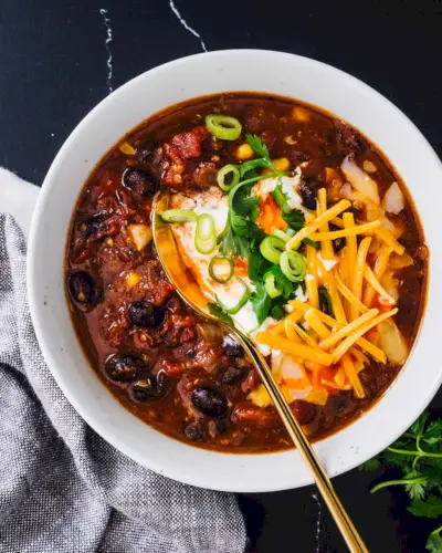 Receita de Feijão Preto com Pimentão